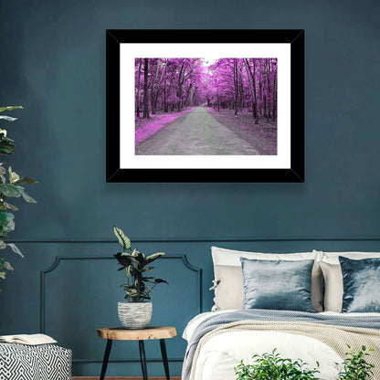 Autumn Forest Road Wall Art