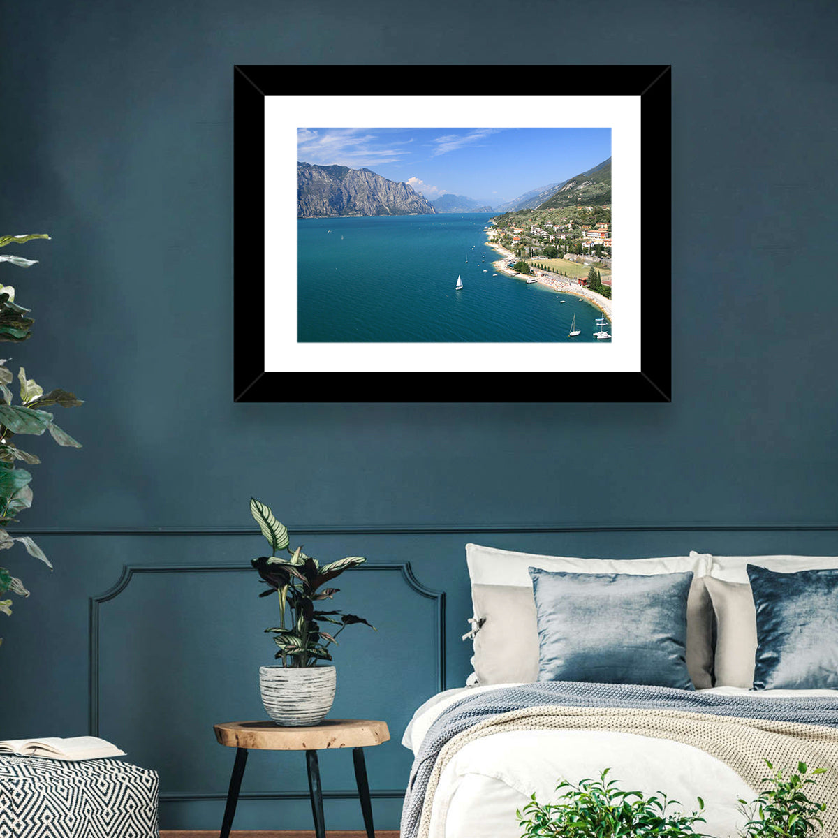 Malcesine, Lake Garda Wall Art in a room, landscape