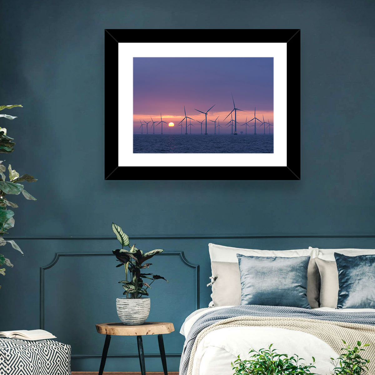 Twilight Offshore Wind Farm Wall Art