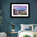 Boise Downtown at Golden Hour Wall Art