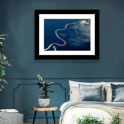 Amazon River Aerial Wall Art