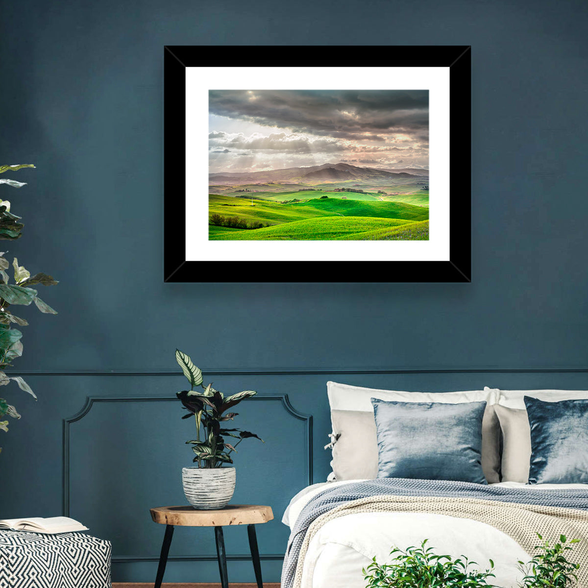 Tuscan Sunlit Hills Wall Art