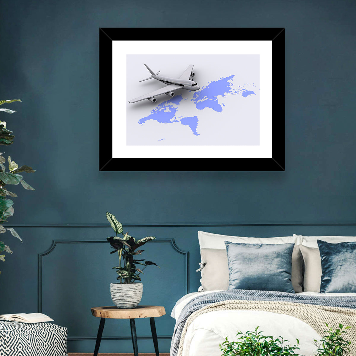 Airplane World Tour Wall Art