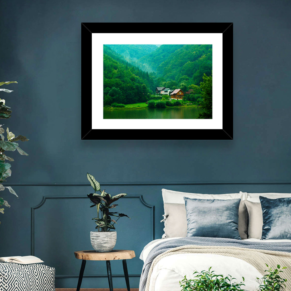 Mist Over Lake Tarnita Wall Art