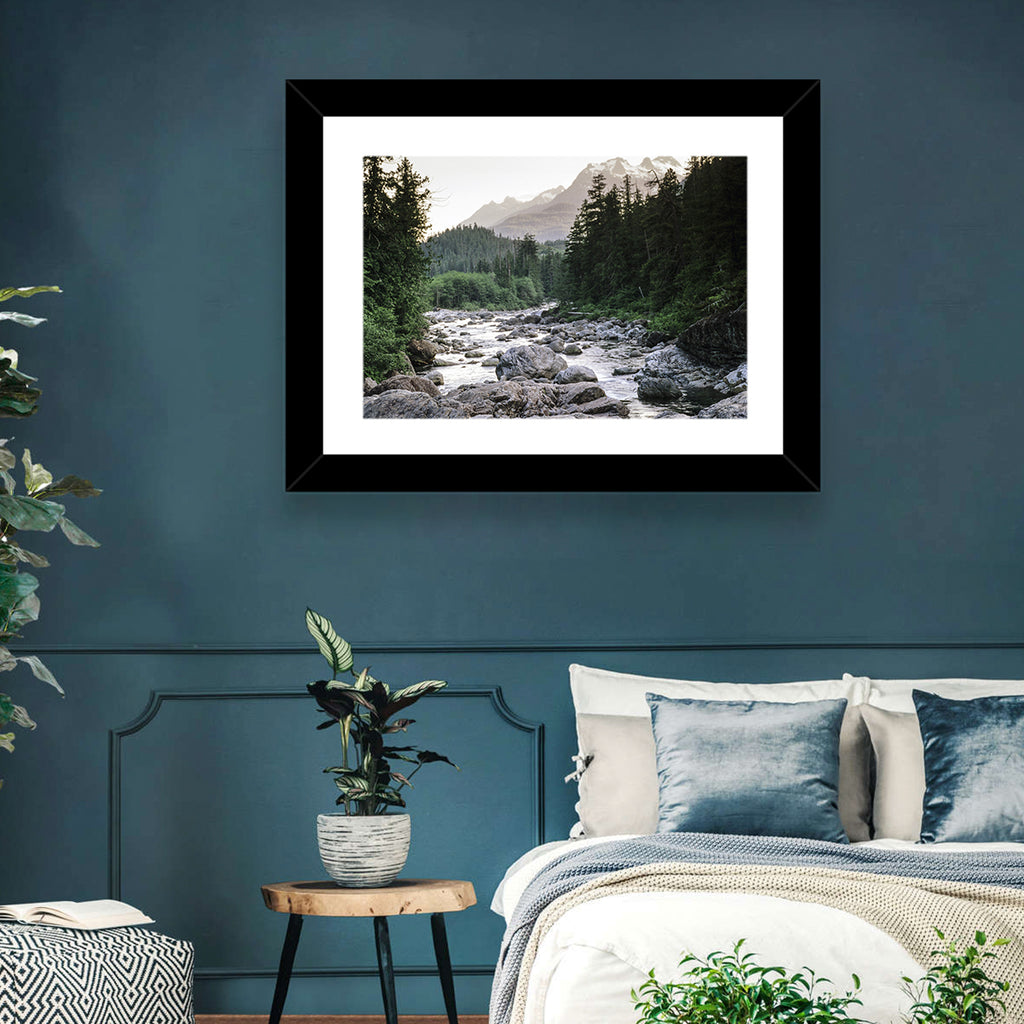 Snake River Mountain View Wall Art