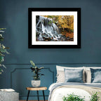 Autumn Waterfall at Sonsbeek Park Wall Art