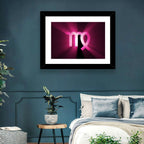 Radiant Virgo Symbol Wall Art
