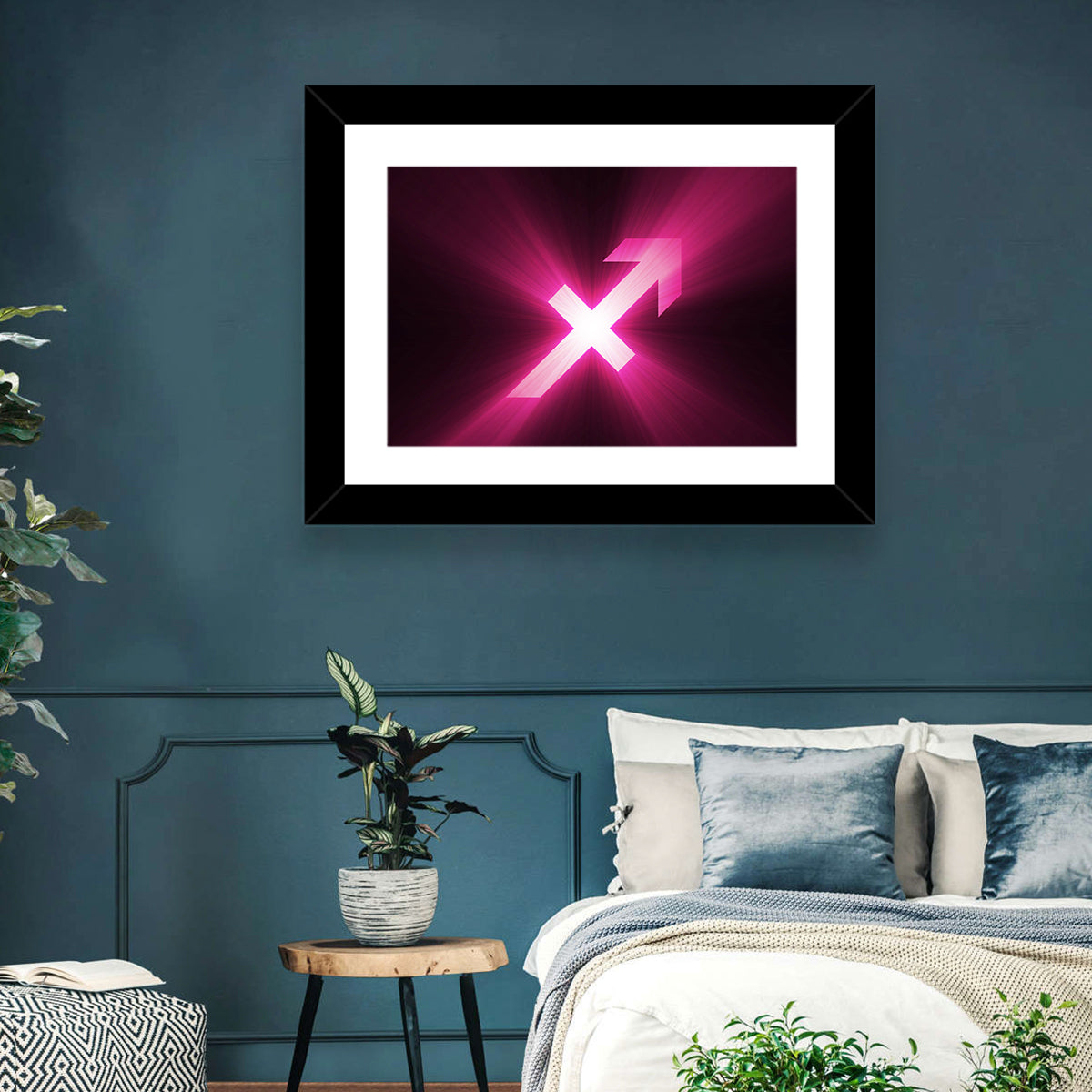 Cosmic Sagittarius Symbol Wall Art