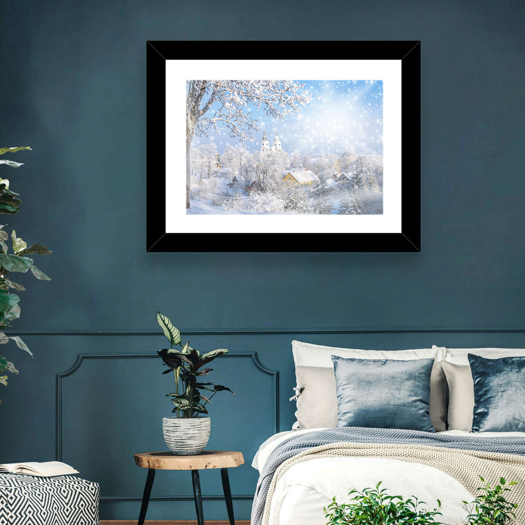 Frosted Village Wall Art