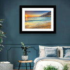 Makarska Pebble Beach Sunset Wall Art