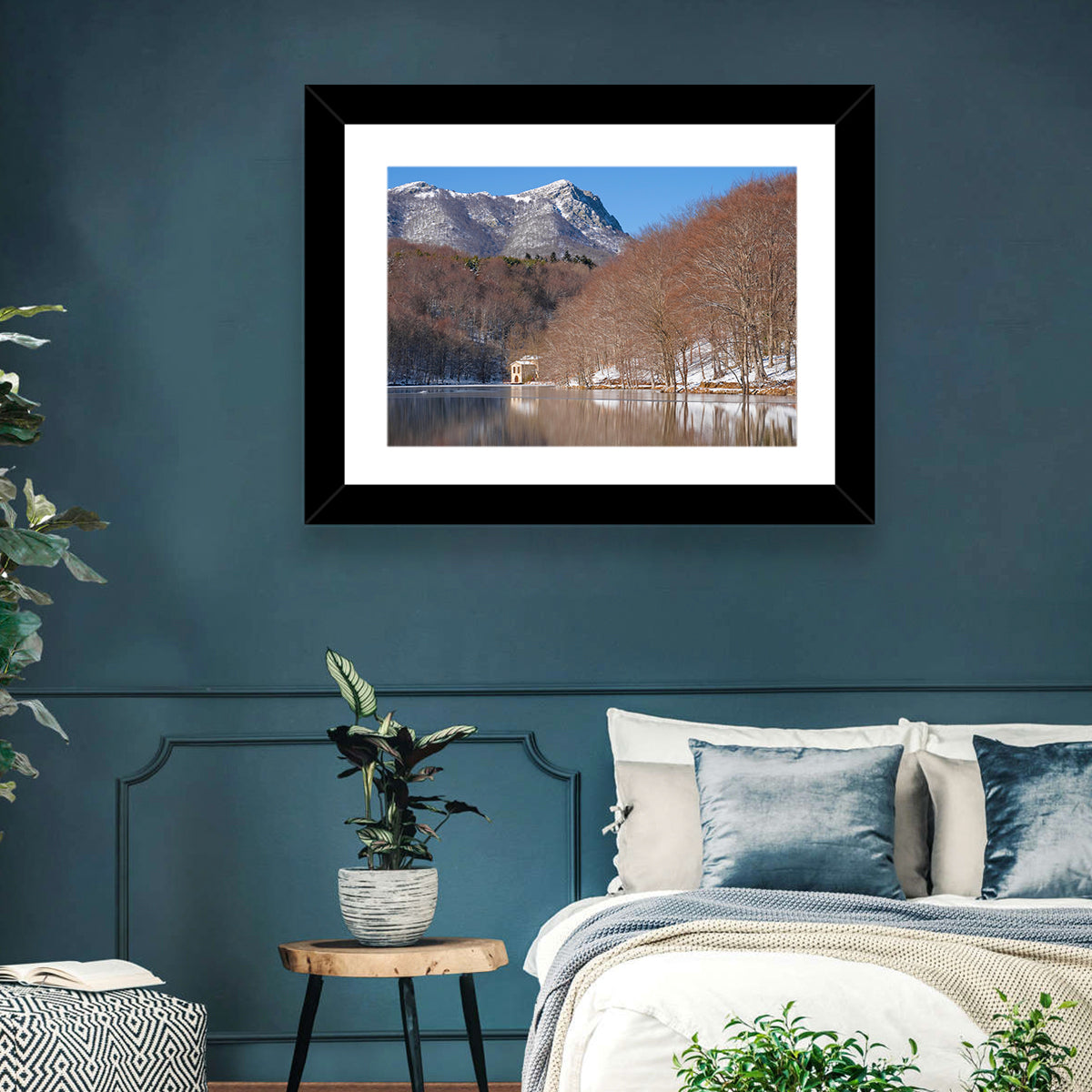 Lake Santa Fe Del Montseny Wall Art in a room, landscape