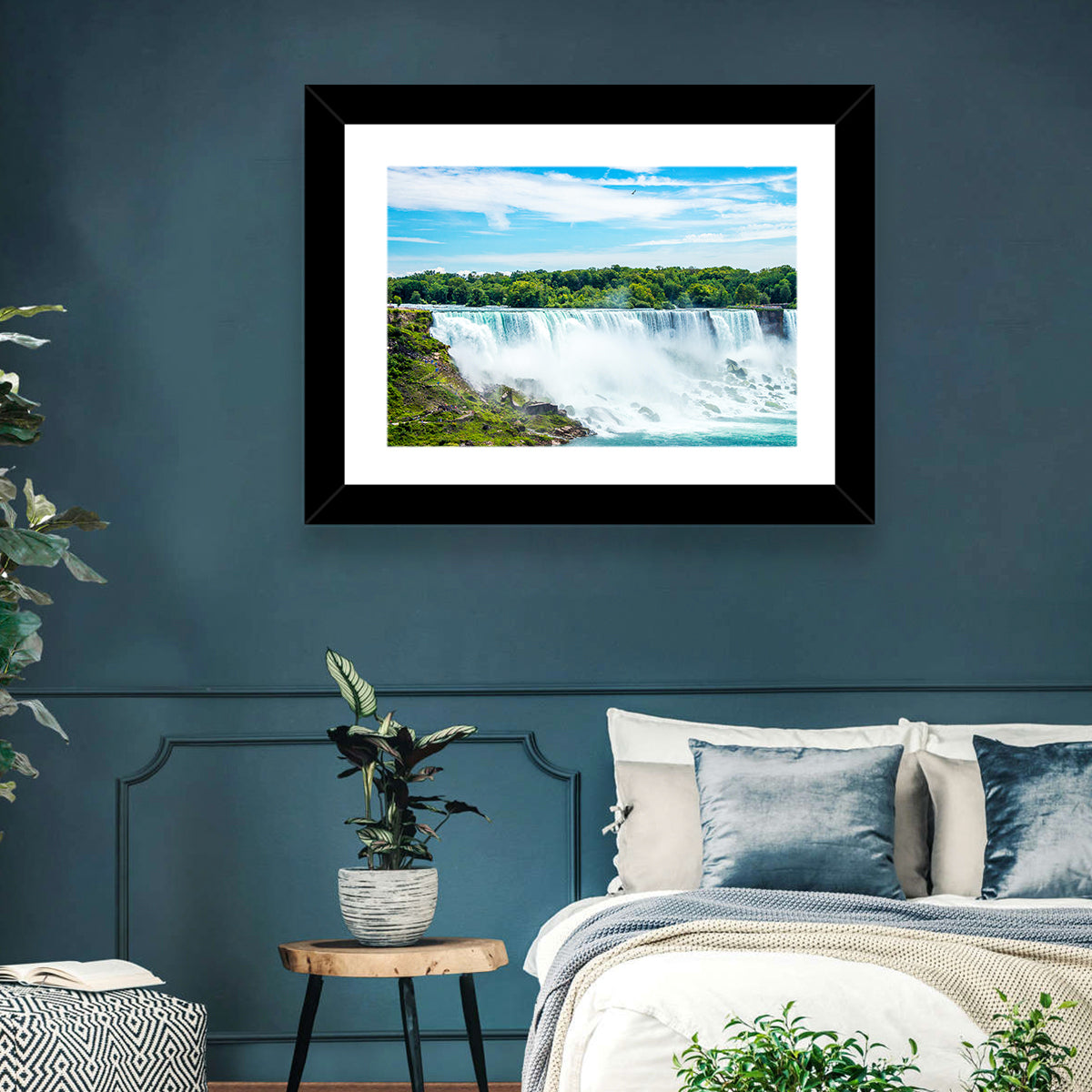 American Falls, Niagara Wall Art in a room, landscape