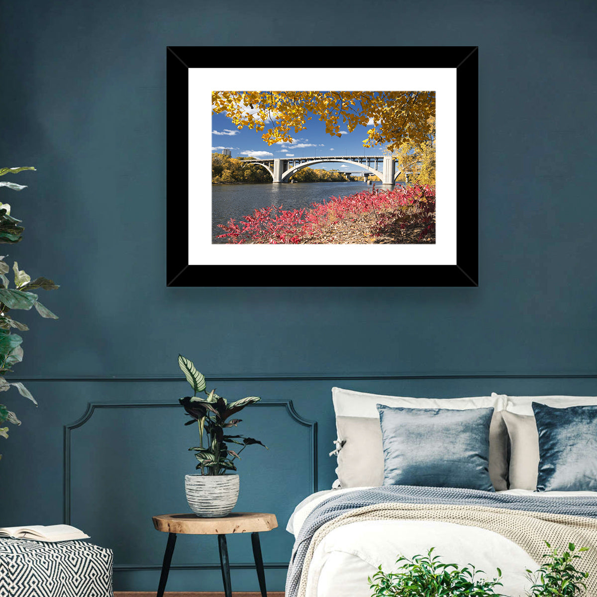 Ford Parkway Bridge, Minneapolis Wall Art in a room, landscape