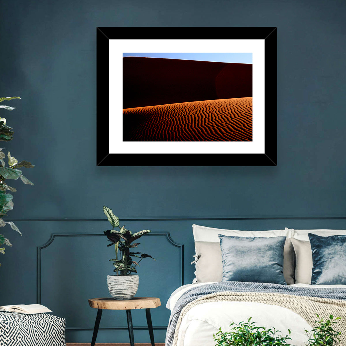 Golden Hour Sand Dunes Wall Art