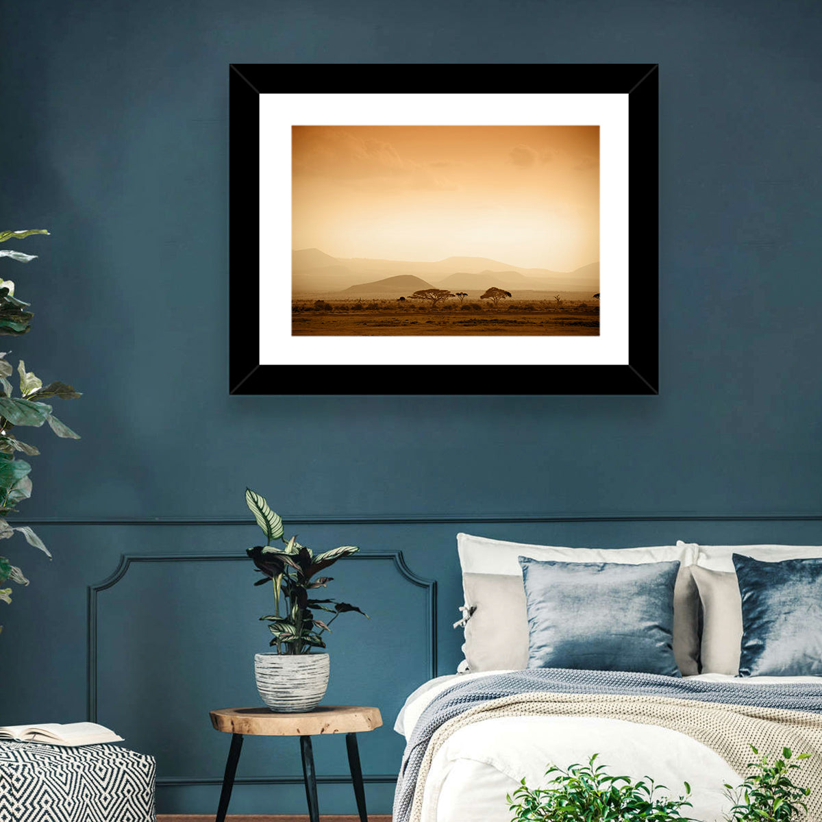 Hazy Savannah at Dawn Wall Art
