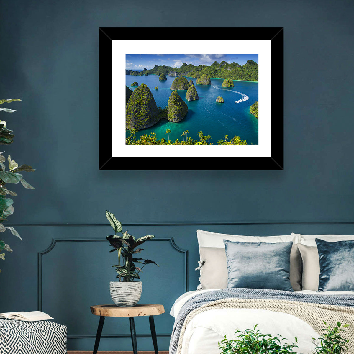Wayag Islands, Raja Ampat Wall Art in a room, landscape