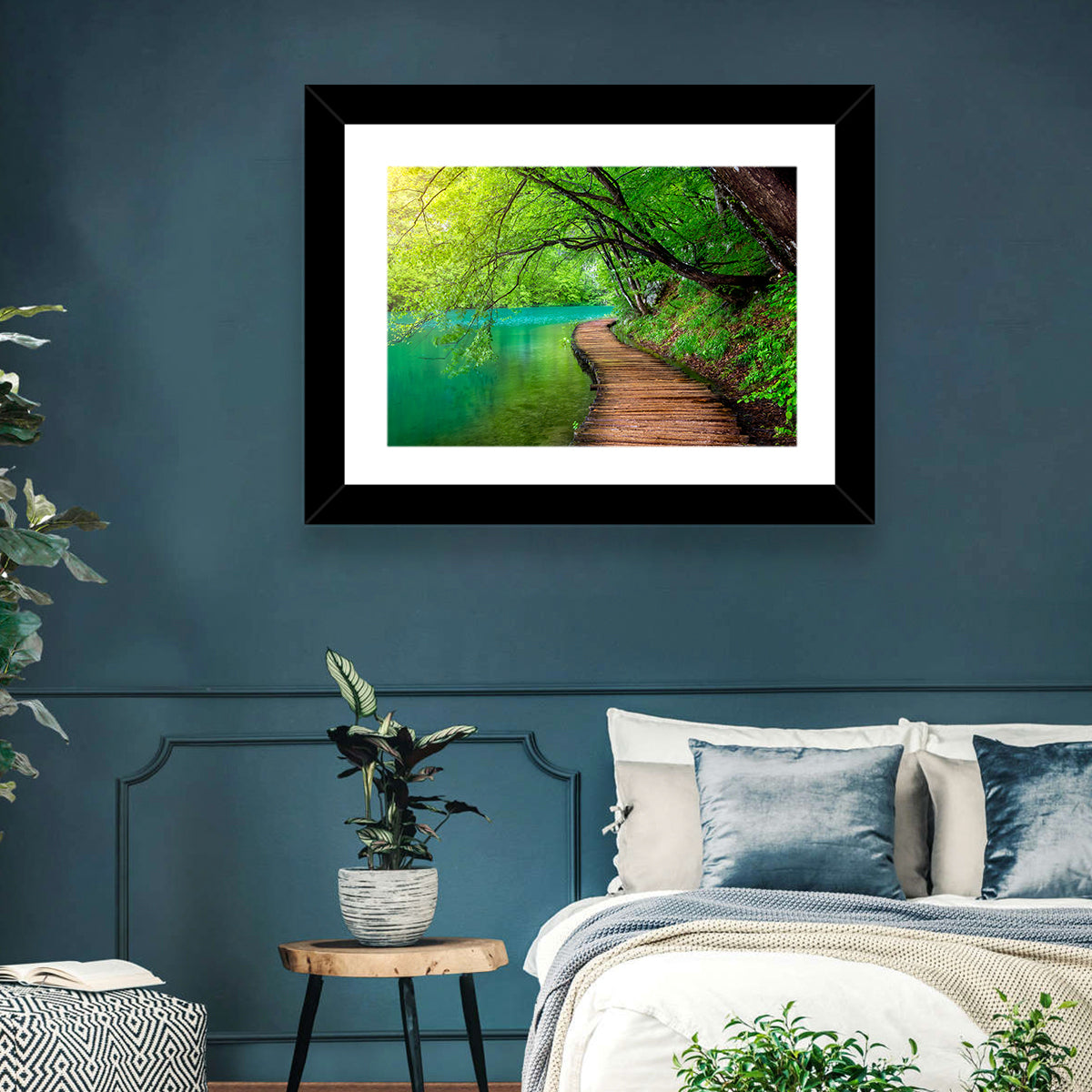 Plitvice Lakes Boardwalk Wall Art