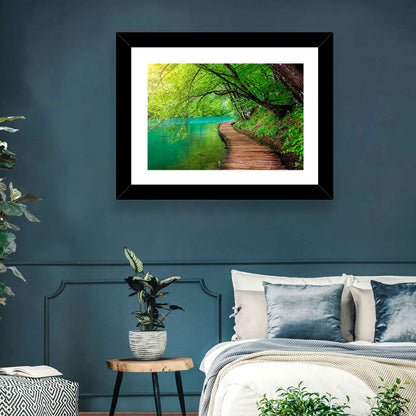 Forest Stream Pathway Wall Art