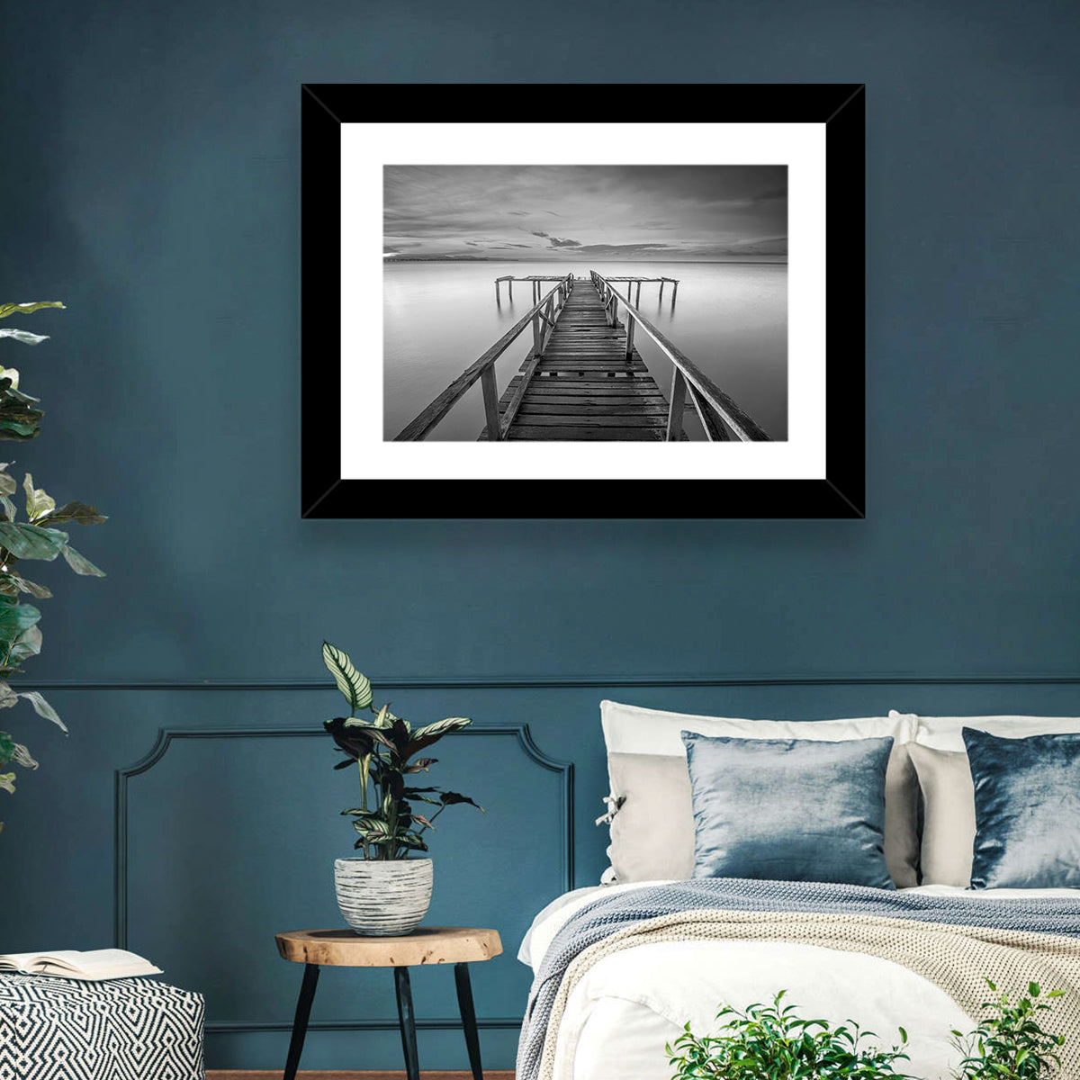 Teluk Tempoyak Jetty at Dusk Wall Art