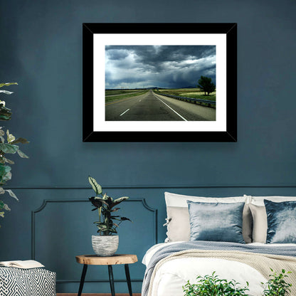 New Mexico Stormy Highway Wall Art