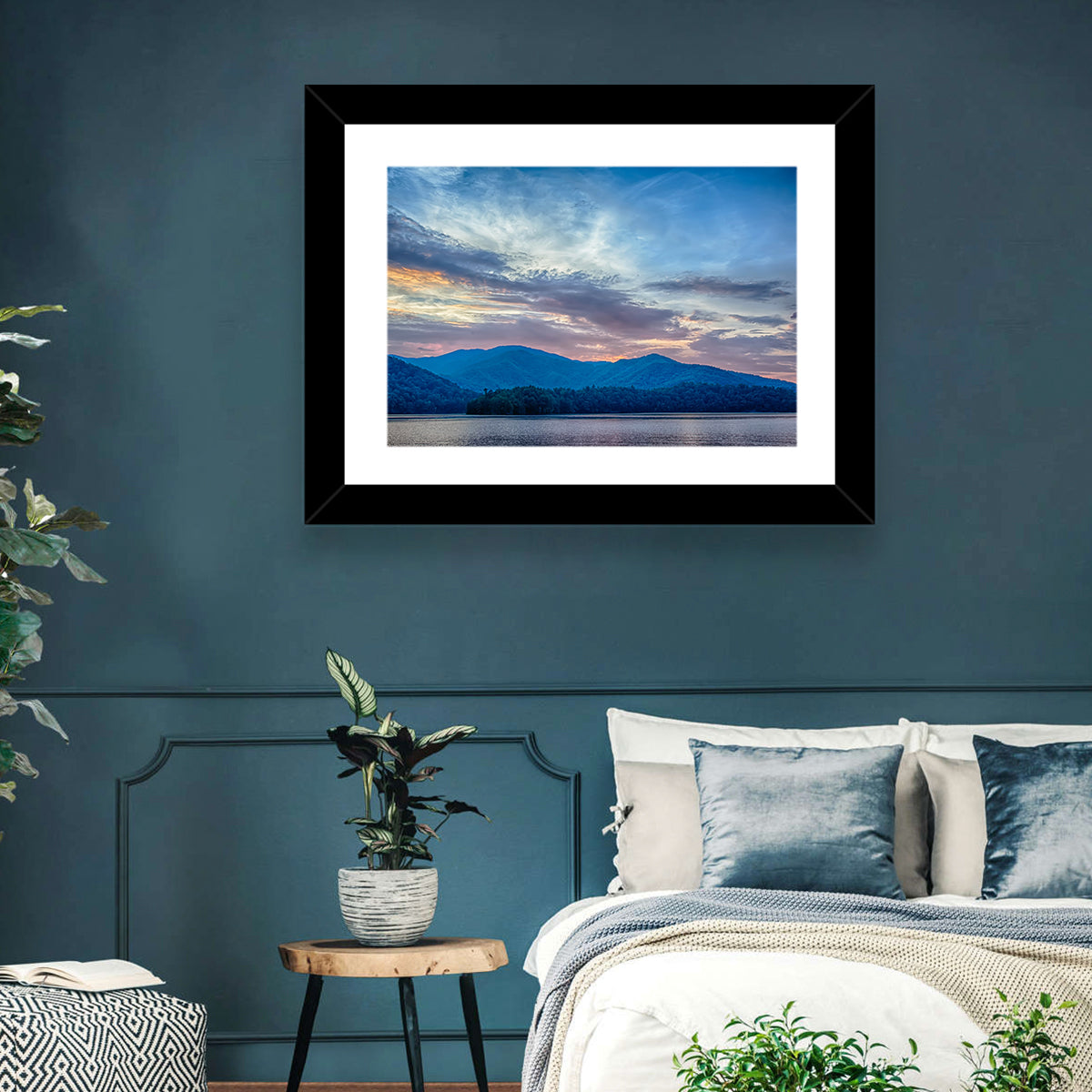 Lake Santeetlah Sunset Glow Wall Art