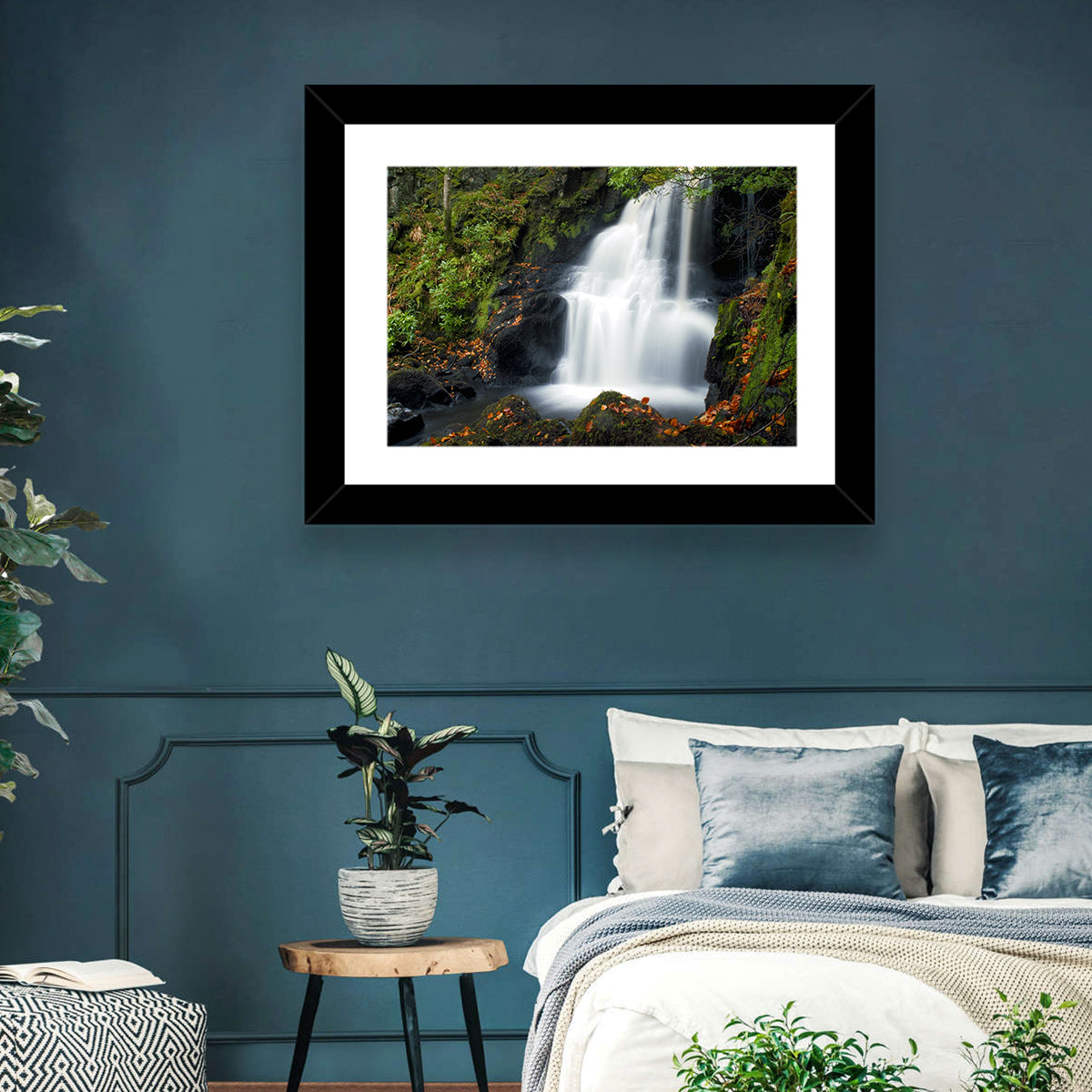 Autumn Waterfall in Tobermory Wall Art