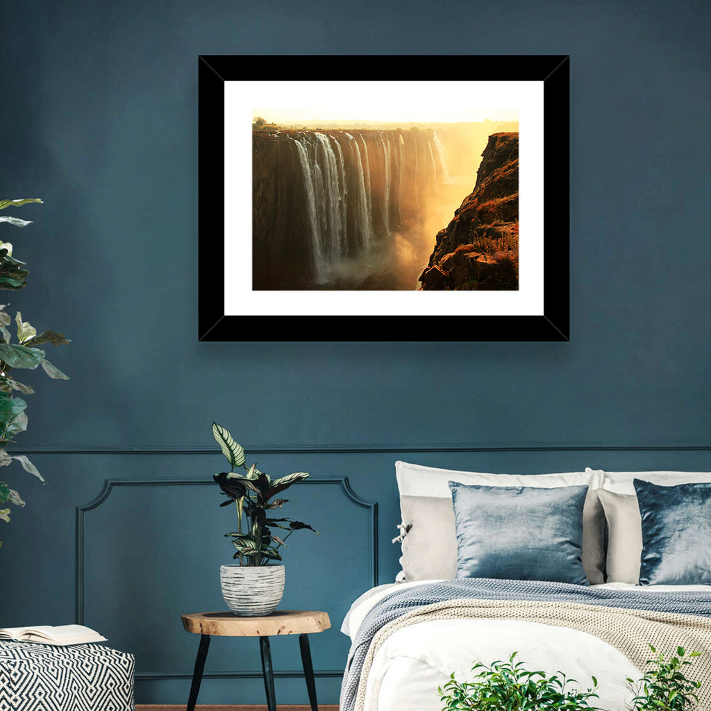 Victoria Falls Golden Hour Wall Art