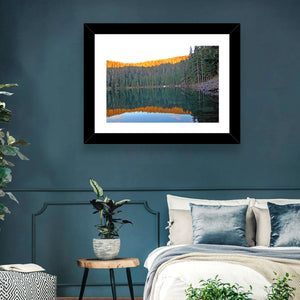 Serene Lake Reflection Wall Art