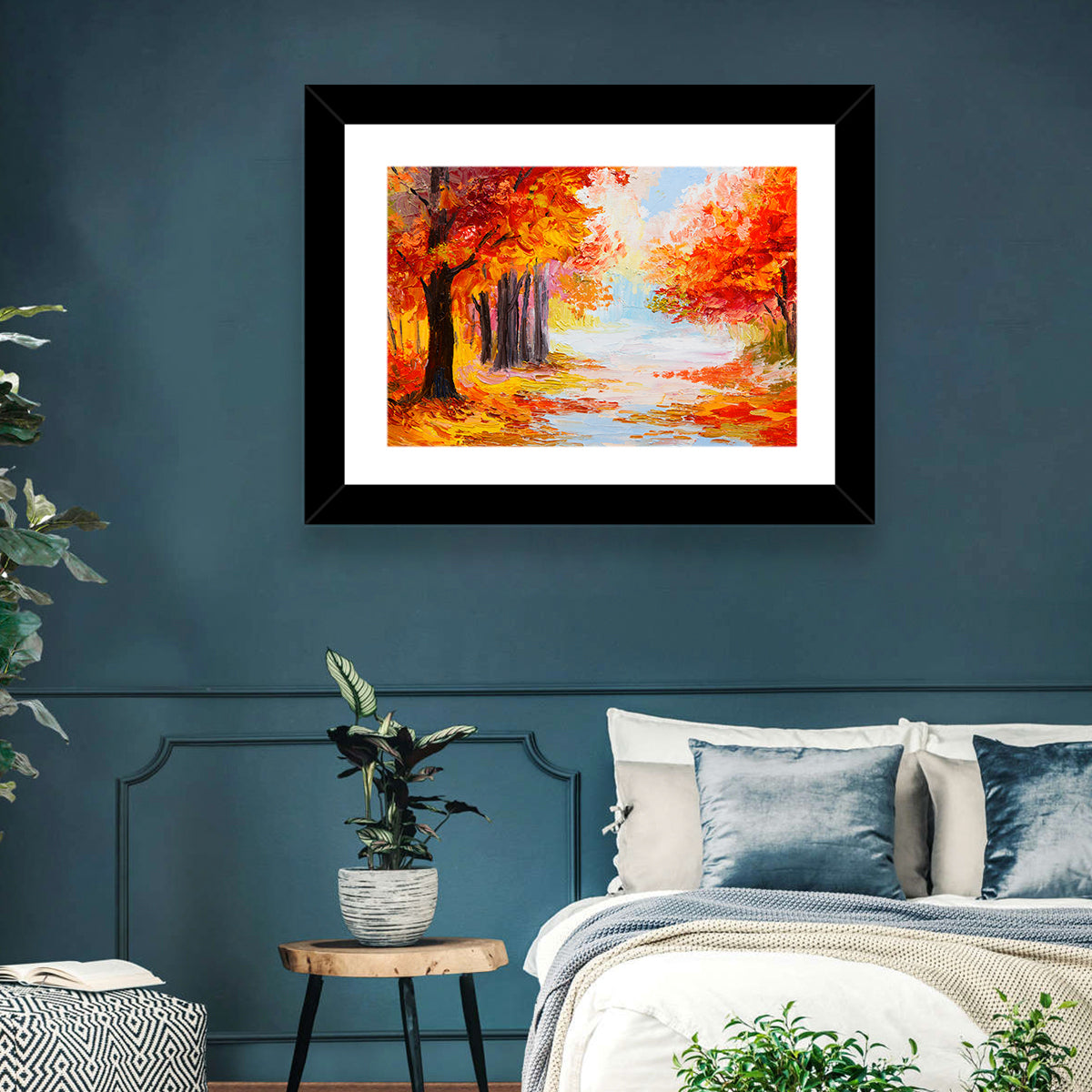 Autumn Forest Pathway Wall Art