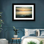 Lake Conroe Sunset Reflection Wall Art