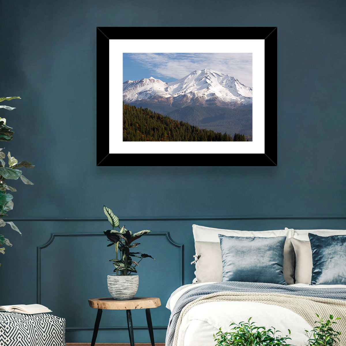 Mount Shasta Snow Peaks Wall Art
