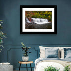 Blue Ridge Autumn Waterfall Wall Art