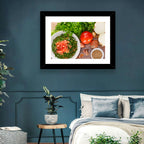Top-down Tabbouleh Salad Wall Art