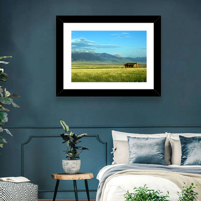 Montana Mountains Ranch Wall Art