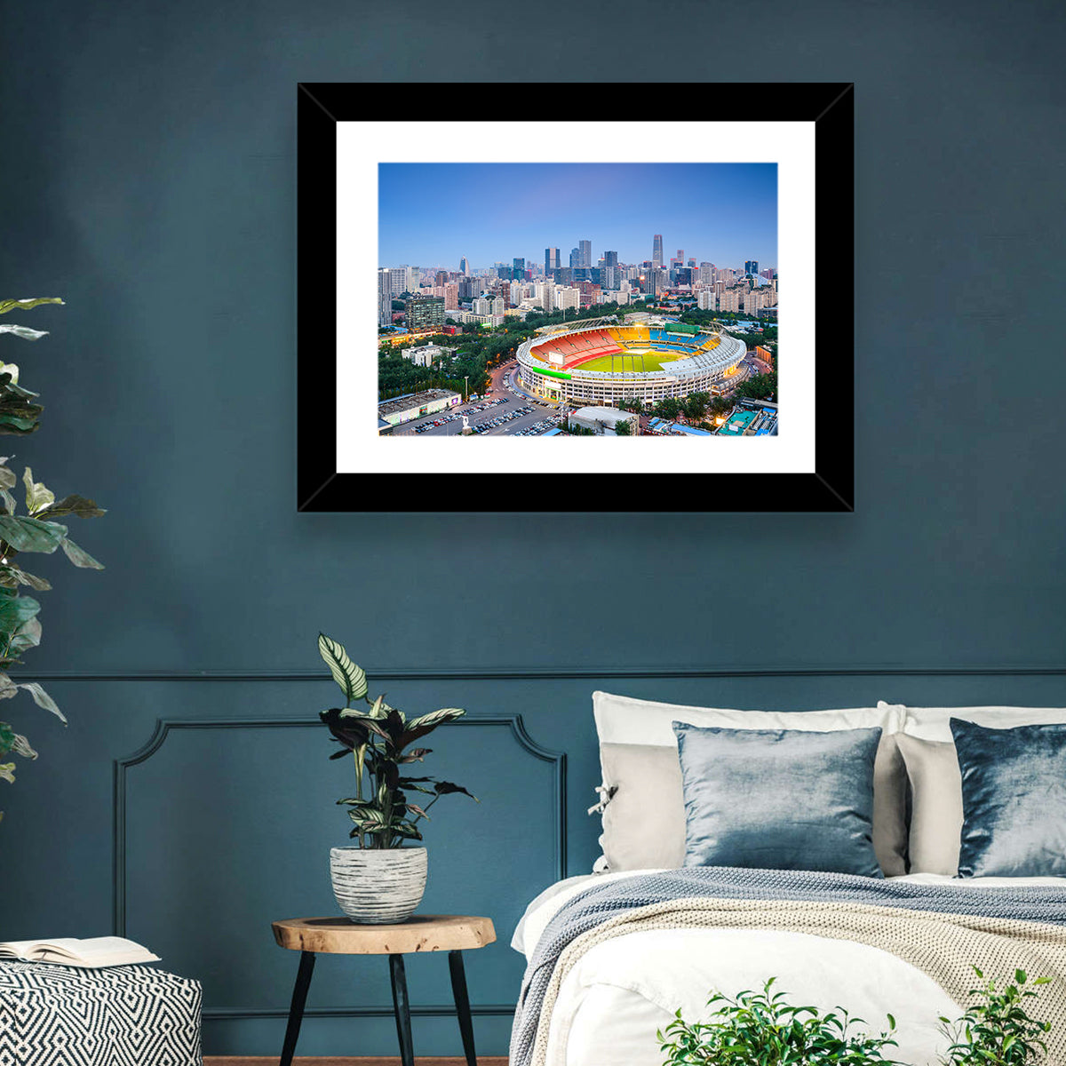 Workers' Stadium at Dusk, Beijing Skyline Wall Art