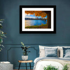 Willamette River at Golden Hour Wall Art