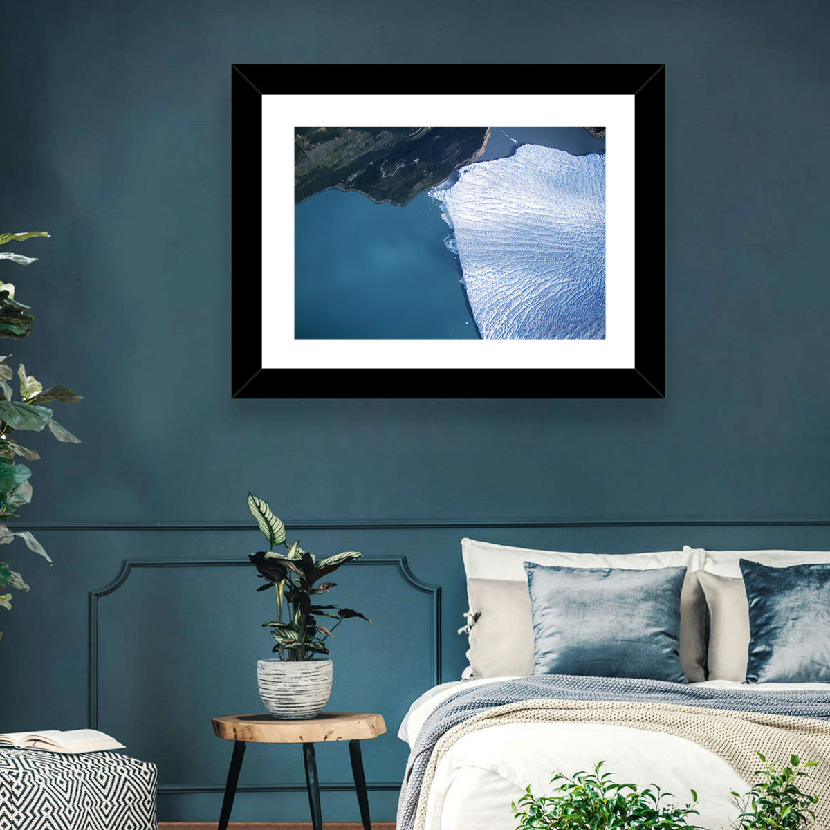Perito Moreno Glacier Wall Art in a room, landscape
