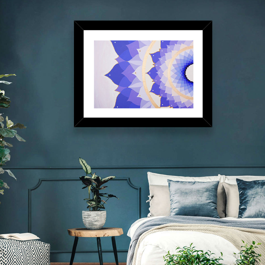 Sahasrara Chakra Lotus Mandala Wall Art