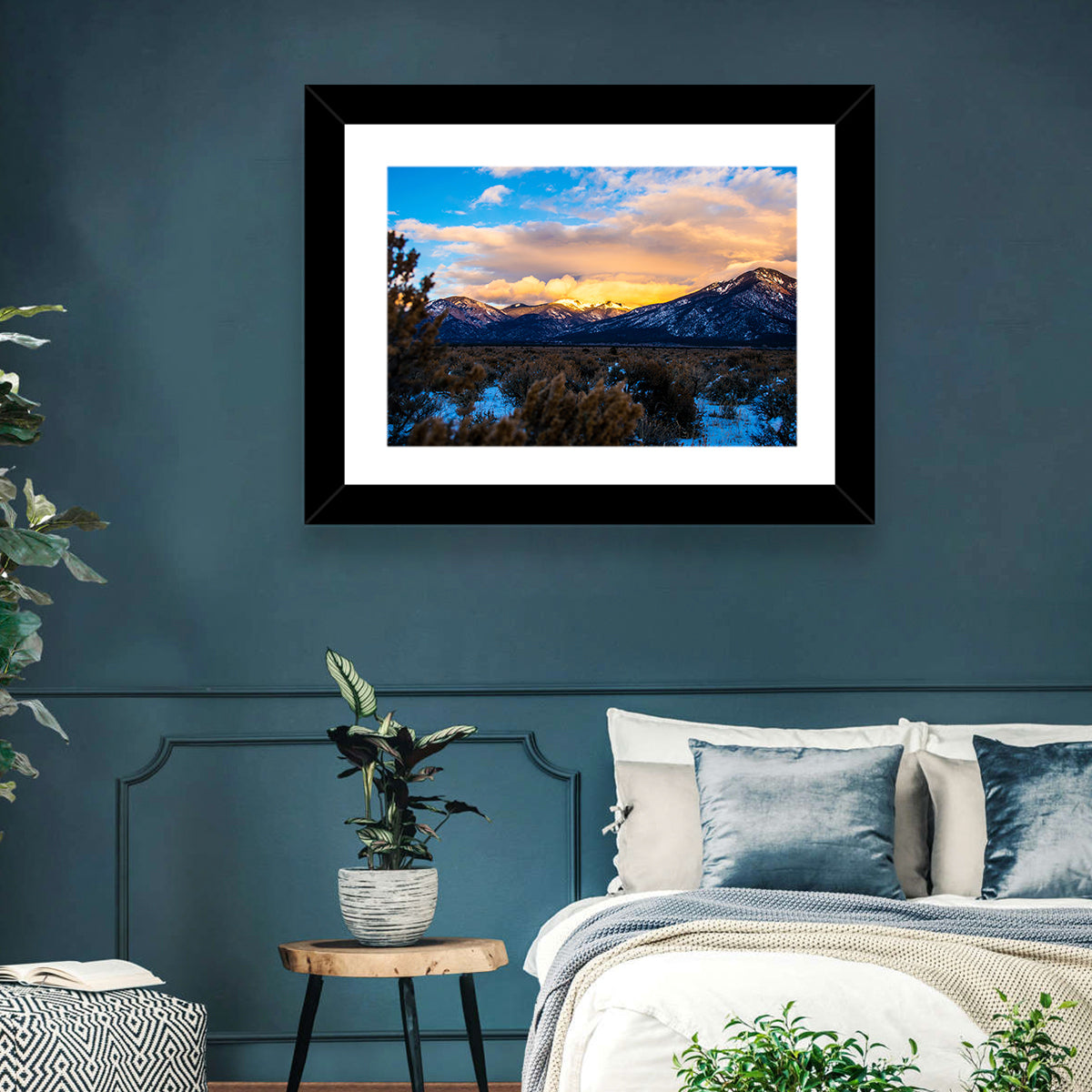 Taos  Sangre Winter Desert Wall Art