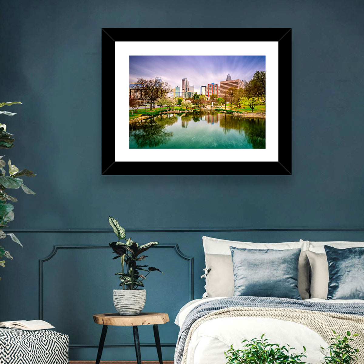 Charlotte Skyline at Marshall Park Wall Art