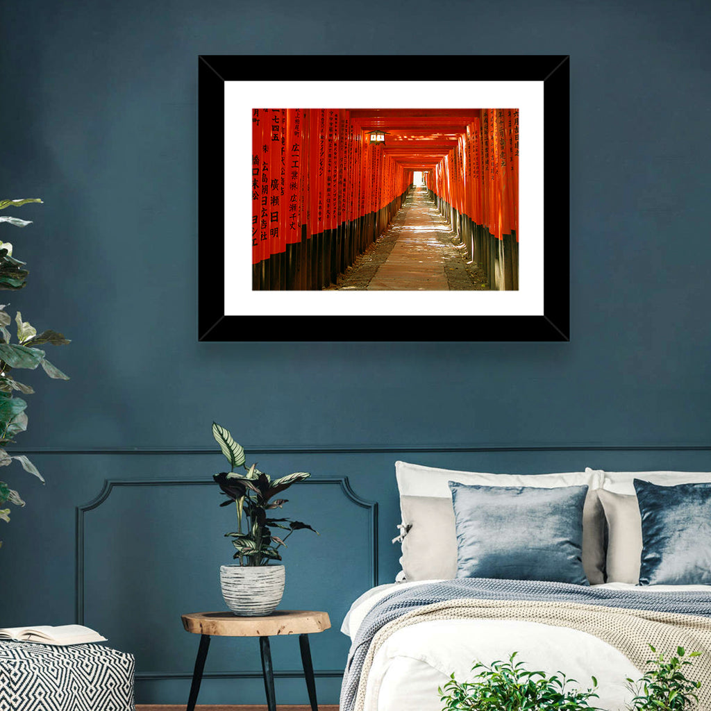 Fushimi Inari Torii Tunnel Wall Art