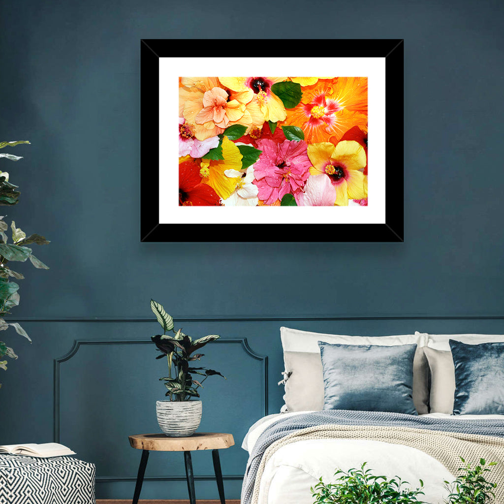 Vibrant Hibiscus Close-up Wall Art