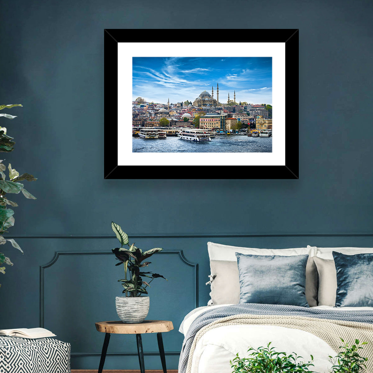 Süleymaniye Mosque Over Golden Horn Wall Art