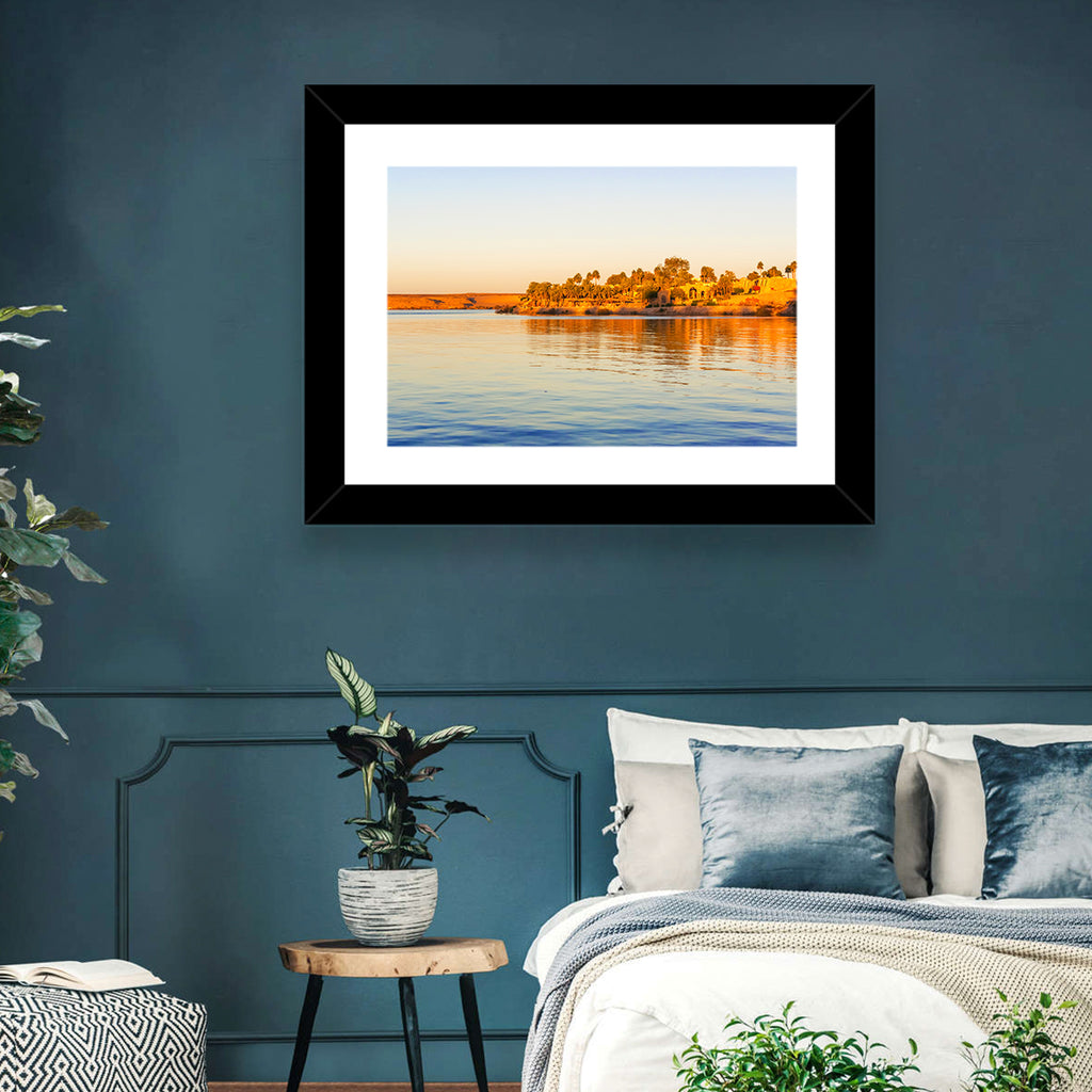 Lake Nasser Golden Hour Wall Art