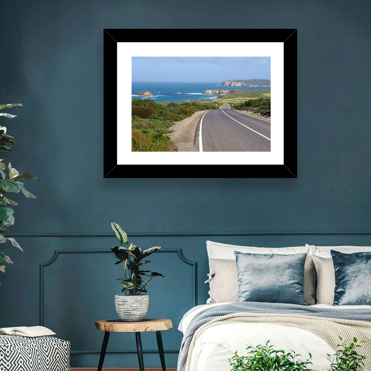 Inneston Coastal Road Wall Art in a room, landscape
