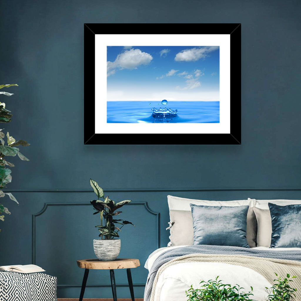 Ocean Water Drop Wall Art