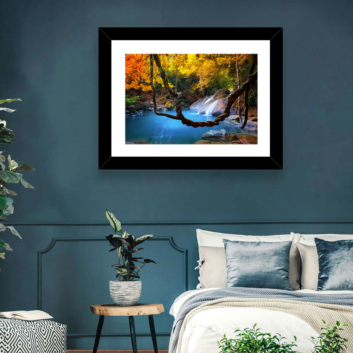 Erawan Waterfall Pool, Kanchanaburi Wall Art in a room, landscape