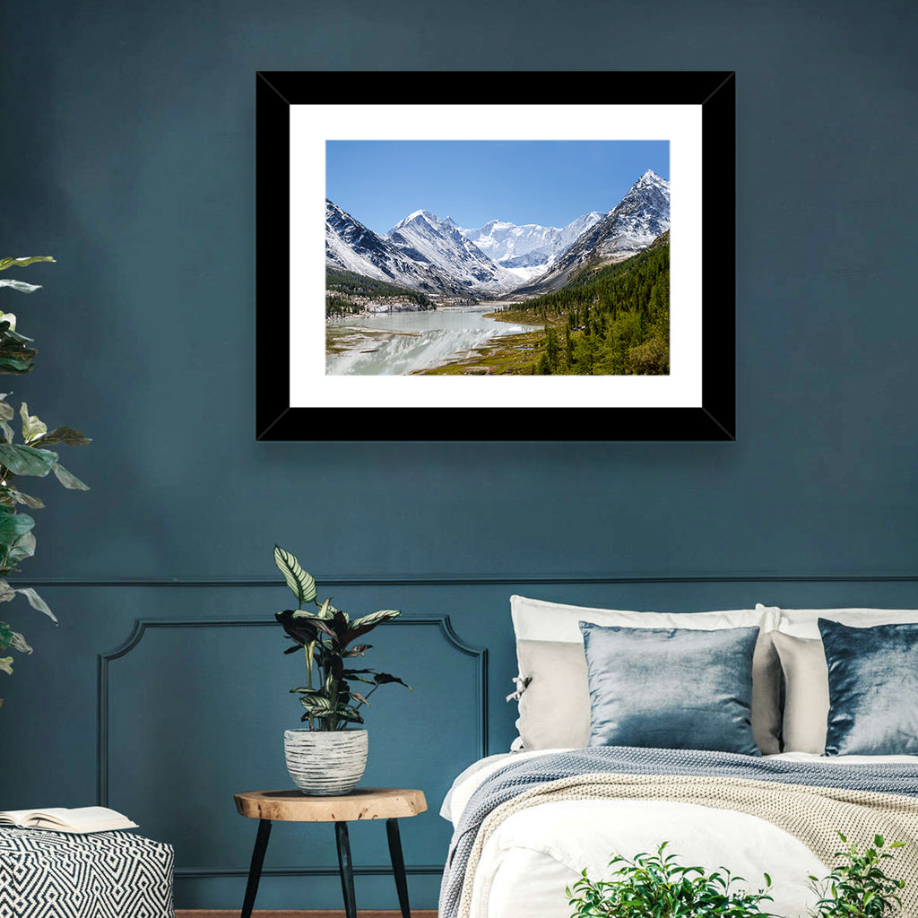 Akkem Lake Reflection Wall Art