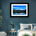 Juneau Mountains Reflection Wall Art