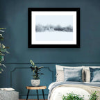 Frosted Winter Forest Wall Art